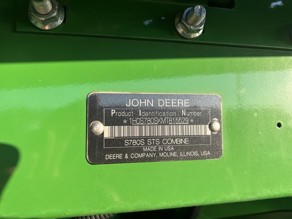 2021 John Deere S780 Combine