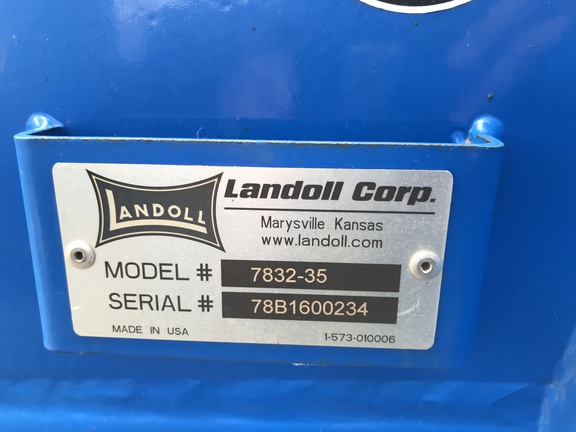2016 Landoll 7832-35 Disk