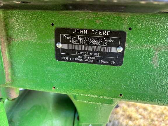 2024 John Deere 5100E Tractor