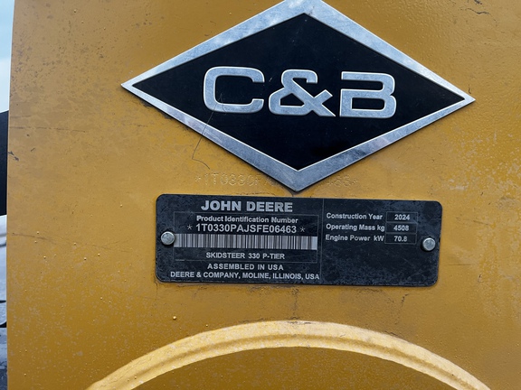 2025 John Deere 330 P Skid Steer Loader