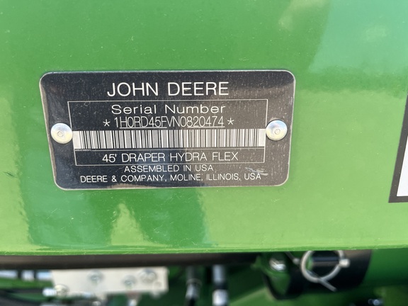 2022 John Deere RD45F Header Combine