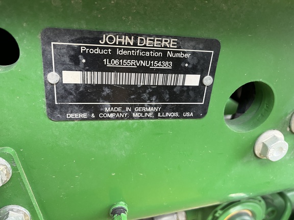 2022 John Deere 6R 155 Tractor