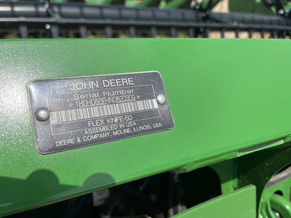 2022 John Deere HD50F Header Combine