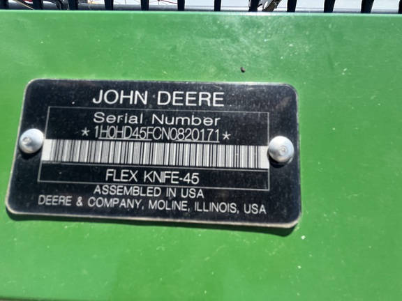 2022 John Deere HD45F Header Combine