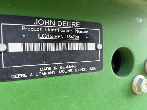 2022 John Deere 6R 155 Tractor