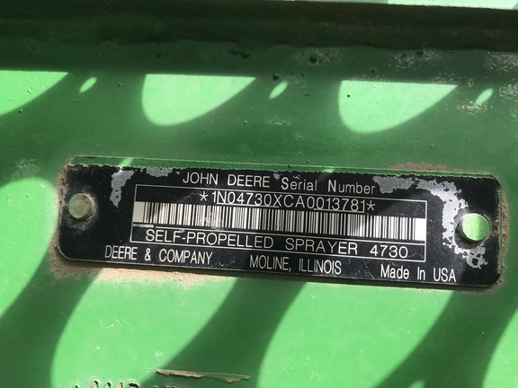 2011 John Deere 4730 Sprayer/High Clearance