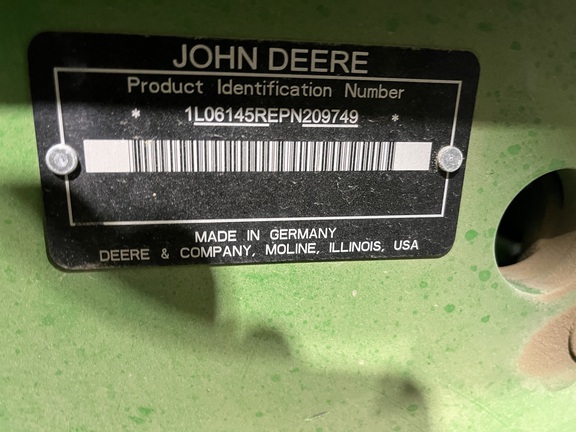 2024 John Deere 6R 145 Tractor