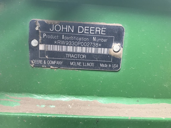 2008 John Deere 9330 Tractor 4WD