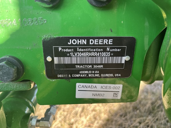 2024 John Deere 3046R Tractor Compact