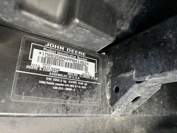 2021 John Deere XUV 835R ATV