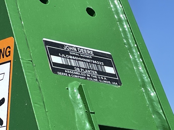2022 John Deere DB60 Planter