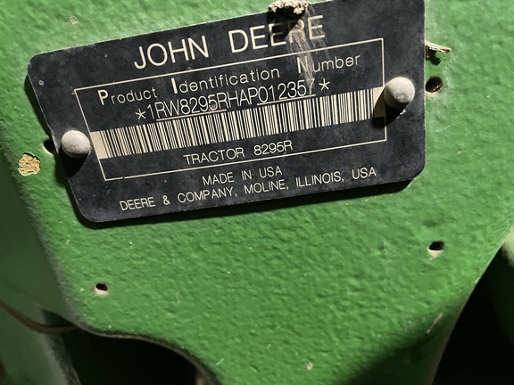 2010 John Deere 8295R Tractor