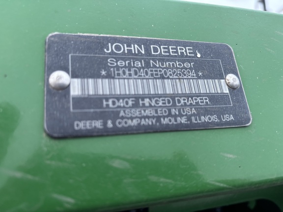 2023 John Deere HD40F Header Combine