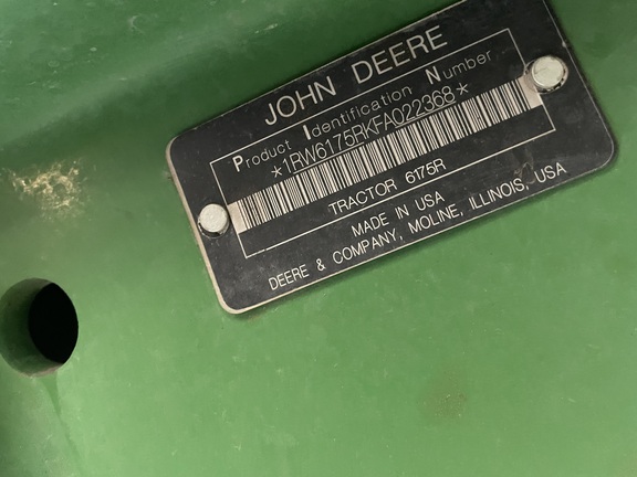2015 John Deere 6175R Tractor