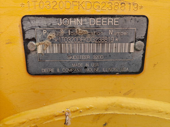 2013 John Deere 320D Skid Steer Loader