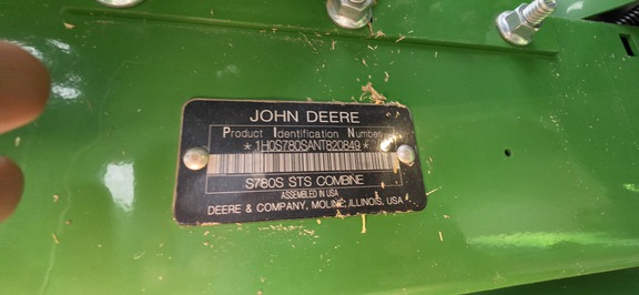 2022 John Deere S780 Combine
