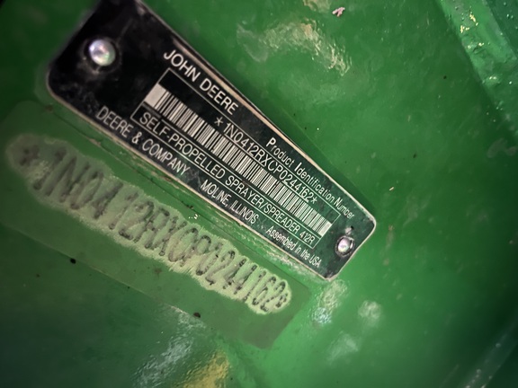 2024 John Deere 412R Sprayer/High Clearance