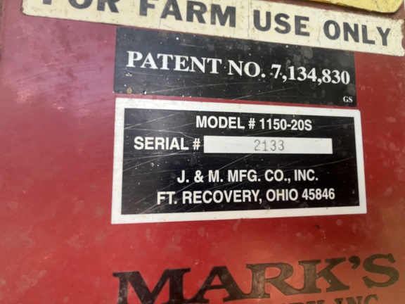 2008 J&M 1150 Grain Storm Grain Cart