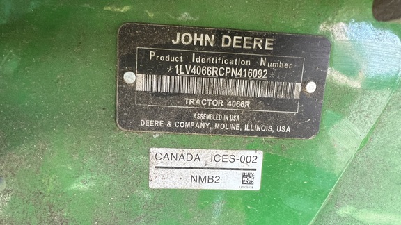 2023 John Deere 4066R Tractor Compact