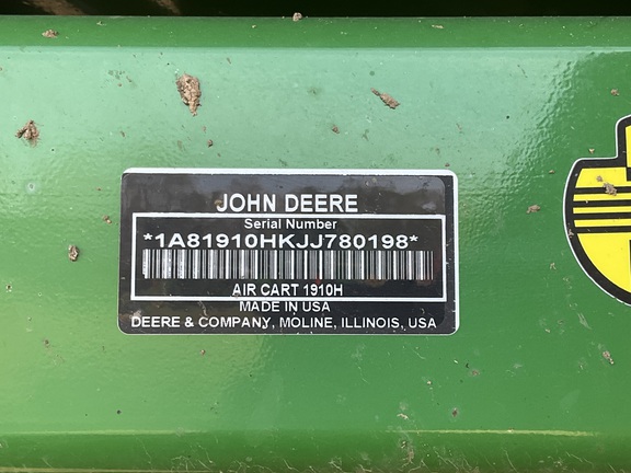 2019 John Deere 1890 Air Seeder