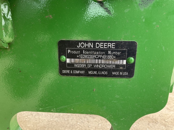 2023 John Deere W235R Windrower