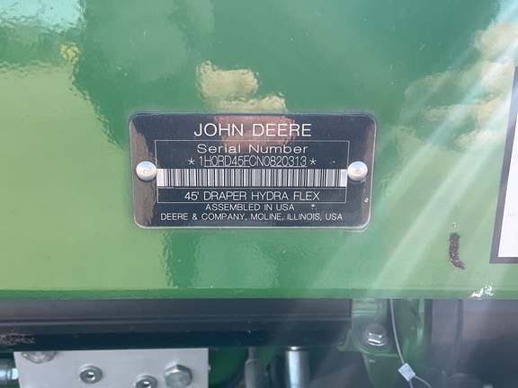 2022 John Deere RD45F Header Combine