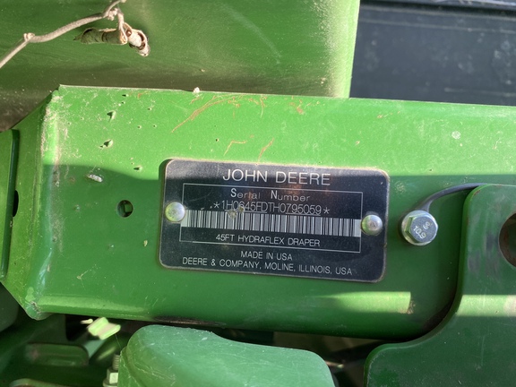 2017 John Deere 645FD Header Combine