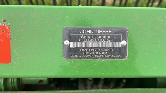 2024 John Deere HD45F Header Combine