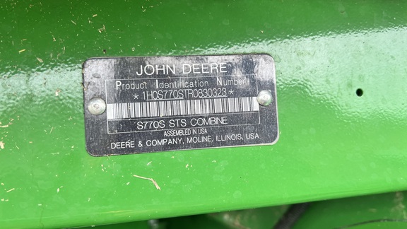 2024 John Deere S770 Combine