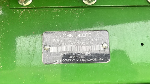 2024 John Deere S770 Combine