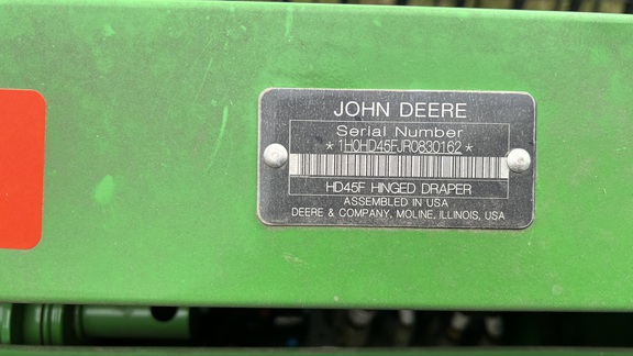 2024 John Deere HD45F Header Combine