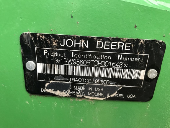 2012 John Deere 9560R Tractor 4WD