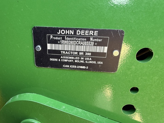 2024 John Deere 9R 390 Tractor 4WD