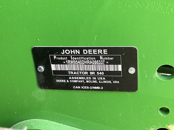 2024 John Deere 9R 540 Tractor 4WD