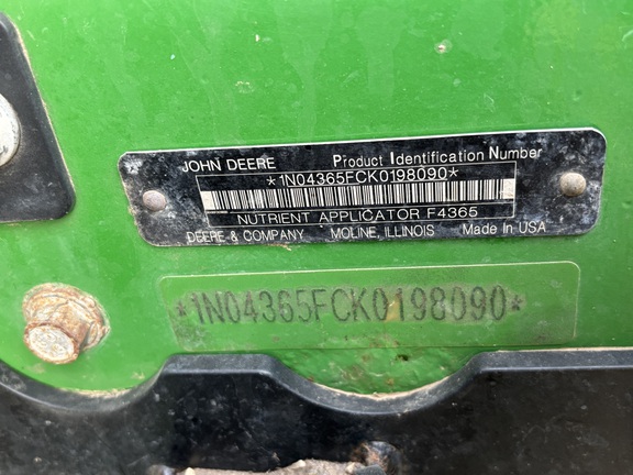 2019 John Deere F4365 Misc