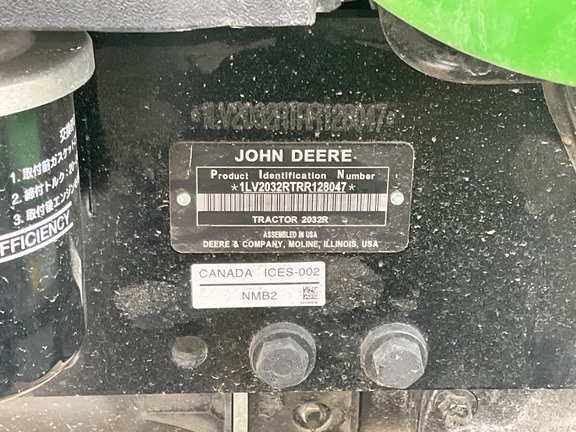 2024 John Deere 2032R Tractor Compact