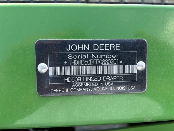 2024 John Deere HD50R Header Combine