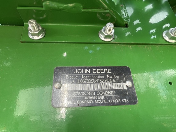 2022 John Deere S780 Combine