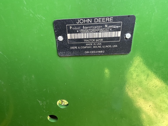 2019 John Deere 9470R Tractor 4WD
