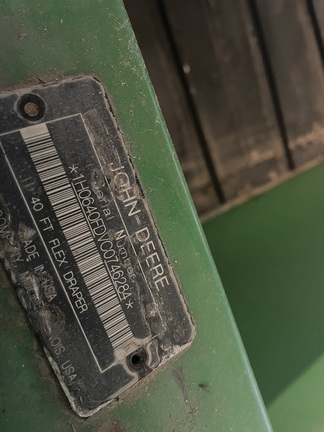 2012 John Deere 640FD Header Combine