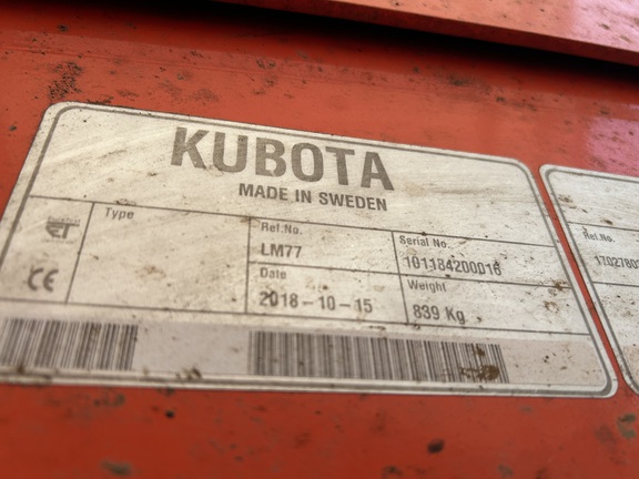 2019 Kubota M8-201 Tractor