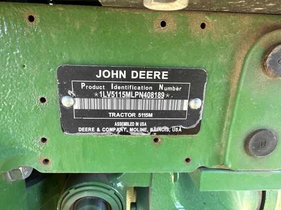 2023 John Deere 5115M Tractor