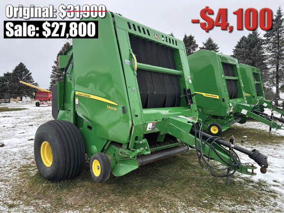2019 John Deere 560M Baler/Round