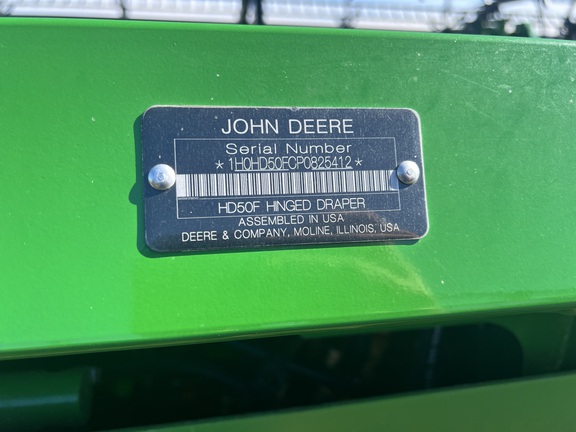 2023 John Deere HD50F Header Combine