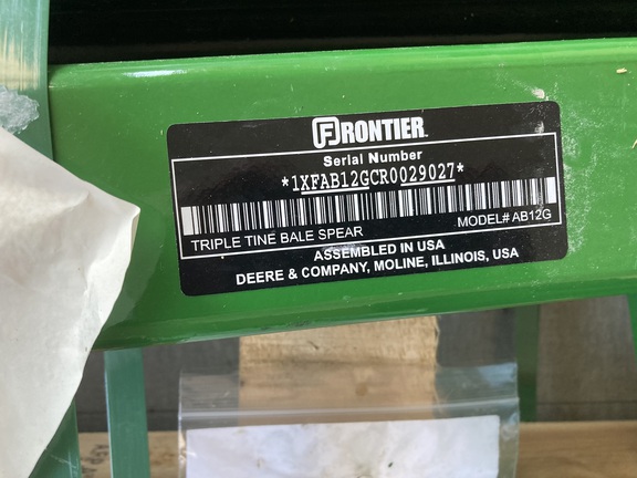 2025 Frontier AB12G Bale Spear