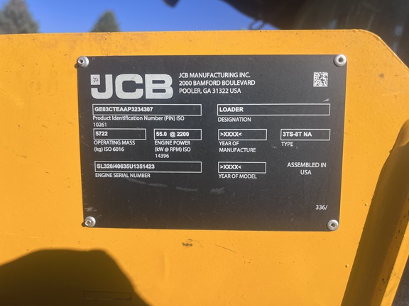 2023 JCB 3TS-8T Compact Track Loader