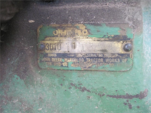 1962 John Deere 3010 Tractor