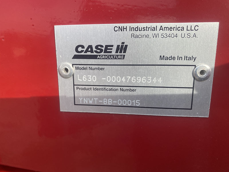 2021 Case IH L630 Loader