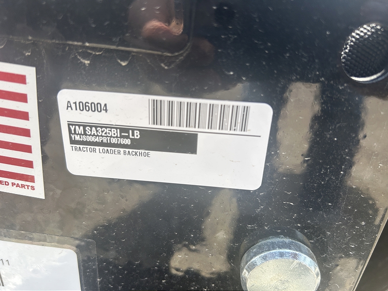 2025 Yanmar SA325BI-LB Tractor Loader Backhoe
