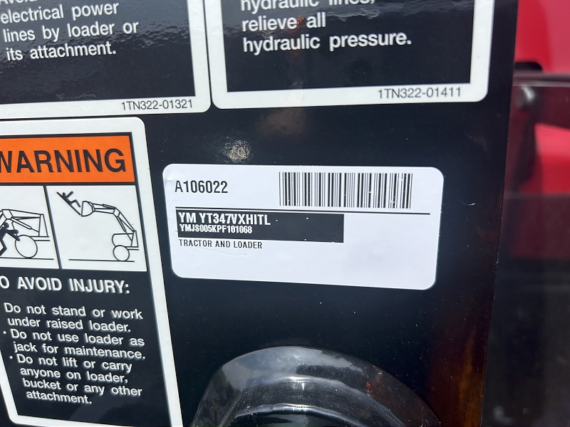 2025 Yanmar YT347VXHITL Tractor